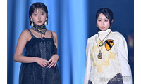 CANDY TUNE福山梨乃＆CUTIE STREET佐野愛花、圧巻の気品で魅了 白×黒の対照コーデ【IDOL RUNWAY COLLECTION 2026】 画像