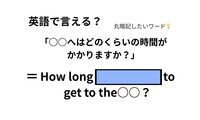 英語で「どのくらい時間がかかりますか？」は何て言う？ 画像