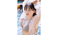 乃木坂46川崎桜、色気あふれる接近ビキニショット 1st写真集封入ポストカード第5弾公開【エチュード】 画像