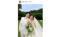 カップルYouTuberキムイオハウス、結婚・入籍を報告「本当に幸せだった」ウエディングショットも公開 画像