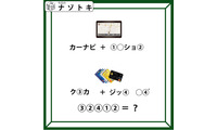 クイズです！「イラストと左の文字から、右の言葉を考えましょう」どんな法則があるでしょうか【難易度LV３.・中辛】 画像
