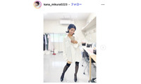 “マナカナ”三倉佳奈、10歳の誕生日迎えた息子の姿公開「あっという間に大きく」「時が経つの早い」と驚きの声 画像
