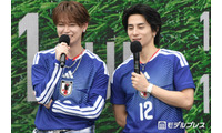 JO1白岩瑠姫＆INI西洸人「FIFAワールドカップ2026」パブリックビューイング駆けつける 画像