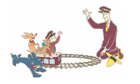 阪急電車「おさるのジョージ」とコラボ ラッピング列車やスタンプラリー企画、限定グッズ全24種も 画像