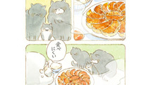 うまい！「ニンニク3倍マシマシ餃子」は、ネコも大好物？【深夜３時のくろねこ喫茶 #６】 画像