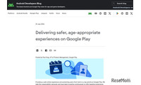 Google、アプリ向け年齢確認APIを年内に世界展開…未成年者保護を強化 画像