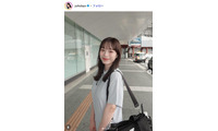 サッカー日本代表 上田綺世選手の美人妻、三重旅行で赤ちゃんとの2ショット公開「幸せオーラに包まれてる」「ちょこんと見える小さな足にキュン」と反響 画像