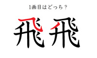 「飛」の１画目はどっち？正しく書くと美しい字に！ 画像