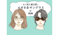 目元が一気に老けて見える…。おばみが強くなるメガネとサングラス 画像