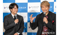 香取慎吾＆赤楚衛二、初対面の印象・クランクアップ秘話明かす「ハグしたんです」「とってもかっこいい」【虚ろな十字架】 画像