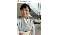 三田寛子、夫・中村芝翫の舞台千秋楽を報告 息子たちとの家族4ショットに「豪華すぎる」「両親どっちにも似てる」の声 画像
