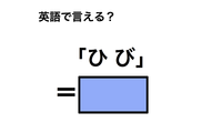 英語で「ひび」は何て言う？ 画像