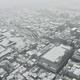 古都の街並みに大雪、白一面 画像