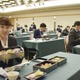 入社式、黙食ランチで門出祝う 画像