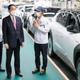 首相、トヨタ工場を訪問 画像