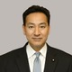 山際氏、教団トップと面会 画像