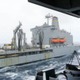 海自艦、米空母と訓練継続 画像