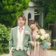 結婚発表のばんばんざい・るな＆エスポはんくん、密着ウエディングフォト公開「おめでとう」「お似合い」祝福の声 画像