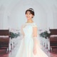 飯沼愛、人生初ウェディングドレス姿披露 美デコルテ輝く「こんなに早く叶うとは」【南くんが恋人！？】 画像