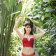 元SKE48荒井優希、セクシーな赤ランジェリーSHOTに釘付け！インドネシア・バリを舞台に美ボディ全開 画像