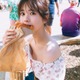 乃木坂46筒井あやめ、顔より大きなパン頬張る“もぐめん”ショット 1st写真集先行カット公開 画像