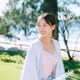 日向坂46富田鈴花、ブルーの水着姿で大人な表情 YouTube生配信特典ポスター解禁 画像