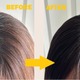 【白髪ケア、実際に試してみた！】昔のイメージでいたら、セルフケアがめちゃ進化してた！私の2週間後、ビフォーアフター 画像