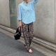 レオパード柄パンツがおしゃれ。こなれカジュアルに着こなす秘訣とは【40代の毎日コーデ】 画像
