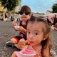 「ママそっくり」鈴木亜美、もうすぐ3歳になる長女のかき氷SHOTに反響「亜美ちゃんの小さい時のお写真かと」 画像