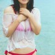 磯山さやか、ふんわり美ボディ際立つビキニSHOTに釘付け！デビュー25周年の“グラビアレジェンド”の魅力が全開 画像