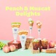 ジェラートピケカフェ“桃＆マスカット”秋限定クレープやジェラート、フロート登場 画像