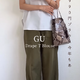 【GU】の名品「ブラウス」が値下げ中。さらっと涼しく大人映えするアイテムです【40代の毎日コーデ】 画像