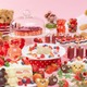 テディベア×いちごのスイーツビュッフェ、ホテル京阪で開催 眠るクマのババロアなど20種 画像