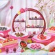 都ホテル京都八条で「いちごとさくら」ブッフェ、ケーキに餡ロールなど華やかな和洋スイーツ 画像