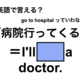 英語で「病院行ってくる」は何て言う？ 画像