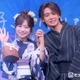 【今日好き夏まつり】五十嵐蓮＆日向袮音“れんねね”カップル、浴衣姿で手つなぎ密着 かき氷対決でハプニング発生 画像