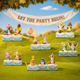 くまのプーさんたちがパーティー！POP MART「Let's Party」シリーズ、全13種で登場 画像