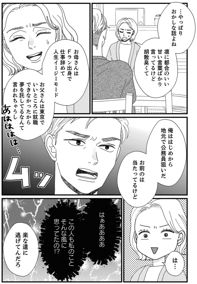 地雷男にサヨナラ~娘に就活させない束縛彼氏とシタ夫~