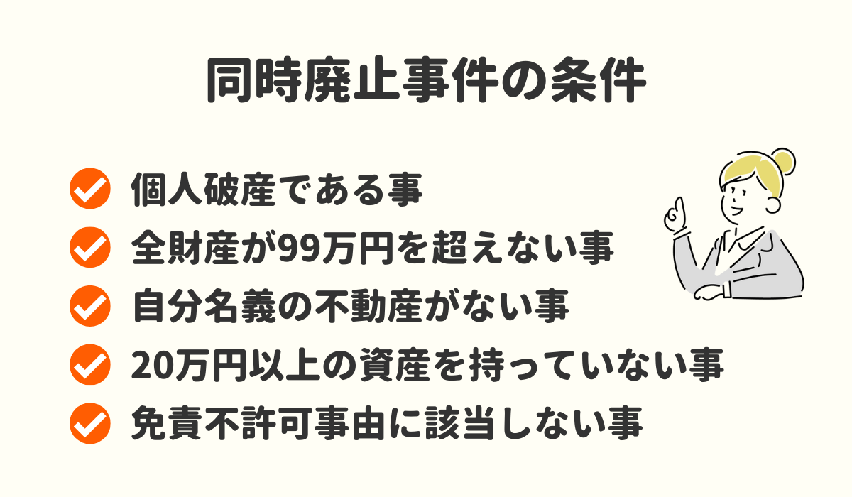 同時廃止事件とは